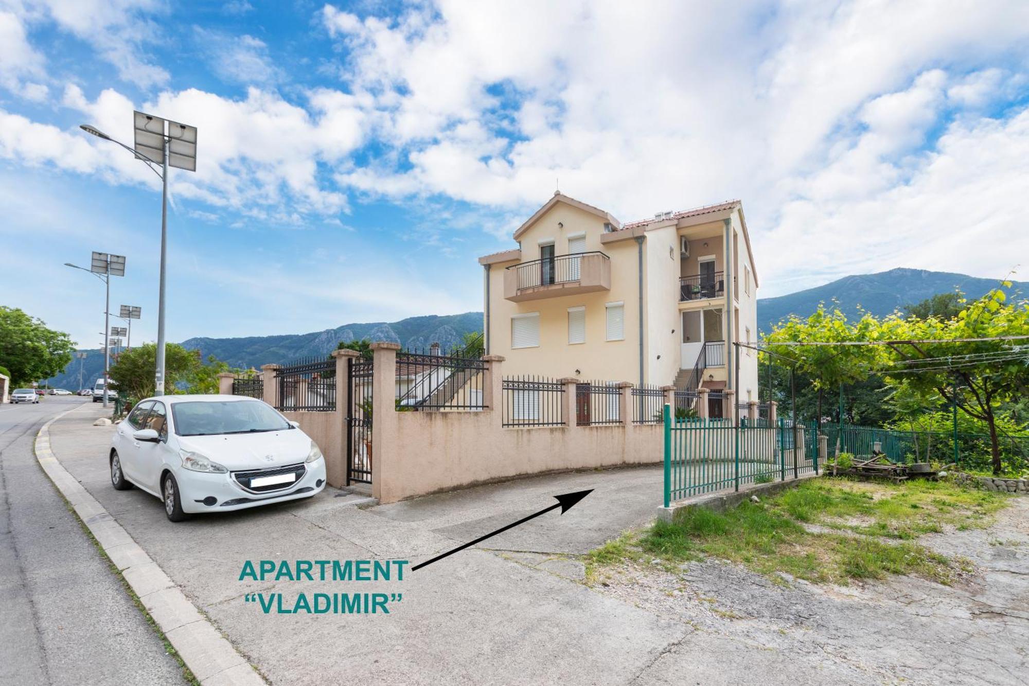 Apartment Vladimir Kotor Exterior foto